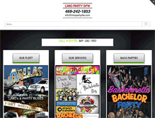 Tablet Screenshot of limopartydfw.com